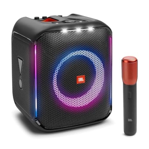JBL PartyBox Encore Essential Altoparlante portatile per interni ed esterni con luci integrate, Design IPX4 a prova di schizzi, Bassi profondi e 10 ore di riproduzione, Nero : Amazon.it: Elettronica