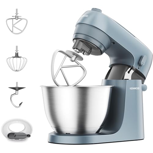Kenwood Go KZM35.000GY Planetaria con Design Salvaspazio, Impastatrice Compatta con Ciotola da 4L, 3 Strumenti di miscelazione, 6 Velocità, Alta solo 30cm, dotata di Maniglia, Potenza 800W, Storm Blue : Amazon.it: Casa e cucina