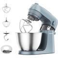 Kenwood Go KZM35.000GY Planetaria con Design Salvaspazio, Impastatrice Compatta con Ciotola da 4L, 3 Strumenti di miscelazione, 6 Velocità, Alta solo 30cm, dotata di Maniglia, Potenza 800W, Storm Blue : Amazon.it: Casa e cucina