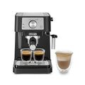 De'Longhi EC260.BK Macchina da Caffè Per Polvere o in Cialde E.S.E., Sistema Latte Manuale, Facile da usare, Serbatoio Estraibile da 1.1 L, Caldaia acciaio inox : Amazon.it: Casa e cucina