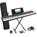 Alesis Tastiera musicale 88 tasti con 480 suoni, altoparlanti, USB MIDI, custodia da trasporto, cuffie, pedale e lezioni per principianti : Amazon.it: Strumenti Musicali