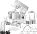 Sencor Robot da Cucina Multifunzione, Planetaria Potente 1200W, Accessori Completi, Ciotola Acciaio 5L, Illuminazione LED, Frullatore, Tritacarne, Cookie Maker e Coperchio Magnetico : Amazon.it: Casa e cucina