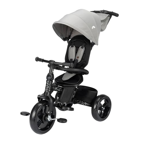 Bebeconfort Windy, Triciclo Bambini con Maniglione, 10 Mesi   4 Anni, 0 25 Kg, Regolabile, Seduta Comoda e Reversibile, Capottina, Pieghevole Chiusura Compatta, Triciclo Bici e Passeggino, Tinted Grey : Amazon.it: Prima infanzia