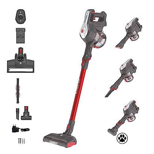 Hoover H FREE 100 HF122GPT 011 Aspirapolvere Elettrica Senza Fili, Senza Sacco, 170W, 0,9 L, Ciclonico, Mini Turbo Spazzola, Autonomia 40 Min, Rosso : Amazon.it: Videogiochi