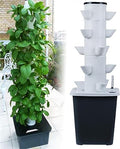 Torre idroponica da 30 baccelli, sistema di coltivazione idroponica da giardino per erbe, frutta e verdura, kit di coltivazione aeroponica con pompa idratante, vasi a rete, timer per erbe, frutta : Amazon.it: Giardino e giardinaggio