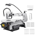 Sega da traforo, Macchina da Taglio per Legno da 16 Pollici e 150 W con Copertura Protettiva, 20 Lame per Sega Piatta, 20 Lame per Sega multisfaccettate, velocità 400 1600 Giri/min, Regolabile 0 45° : Amazon.it: Fai da te