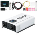 OUBOTEK Inverter 3000 W/6000 W, sinusoidale pura DC 12 V su AC 230 V con telecomando senza fili, display LCD, 2 prese AC, 2 USB A e 1 tipo C, convertitore di tensione per camper casa mobile : Amazon.it: Elettronica