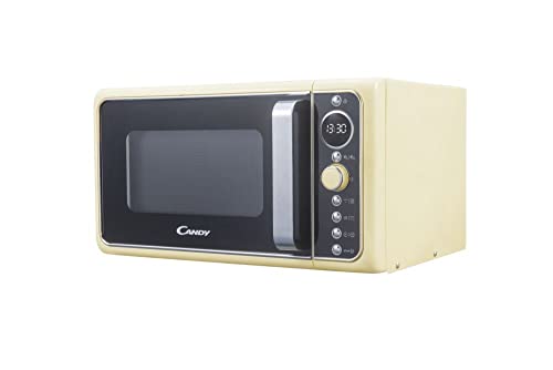 Candy Divo Forno a Microonde Vintage con Grill, 25 Litri, 900W, 6 Programmi di Cottura, Funzioni Crisp e Defrost, Child Lock, App hOn, Libera Installazione, 48,3 x 42,5 x 28,1 cm, Avena   DIVO G25CC : Amazon.it: Casa e cucina