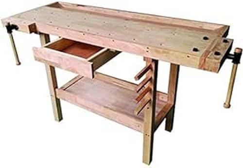 Vigor 4894510 Banco Lavoro in Legno, Marrone : Amazon.it: Commercio, Industria e Scienza