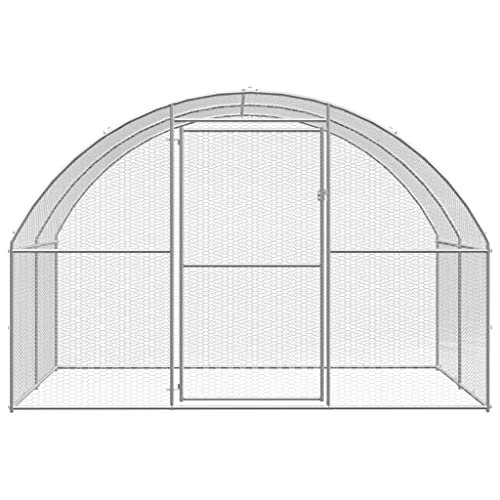 vidaXL Pollaio per Esterni 3x24x2 m in Acciaio Zincato : Amazon.it: Prodotti per animali domestici