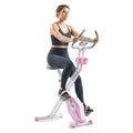 Sunny Health &amp; Fitness X Bike Pro per esercizi magnetici pieghevoli, monitor digitale, sensore di pulsazioni, basso impatto, resistenza magnetica, rosa   P2320 : Amazon.it: Sport e tempo libero
