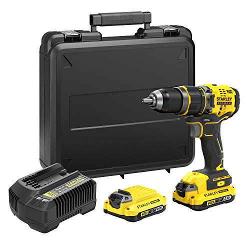 STANLEY FATMAX, TRAPANO AVVITATORE A PERCUSSIONE BRUSHLESS V20. SFMCD721D2K QW : Amazon.it: Fai da te