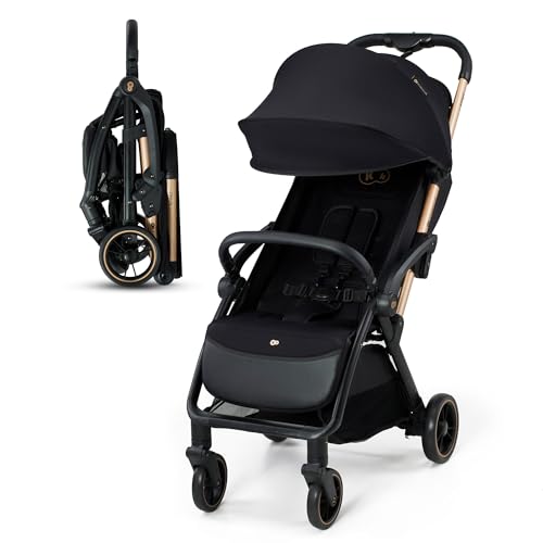 Kinderkraft APINO Passeggino Leggero fino 22 kg, Solo 7,5 Kg, Passeggino Da Viaggio, Pieghevole automatico, Schienale Regolabile In Posizione Sdraiata, Copertura Antipioggia, Nero : Amazon.it: Prima infanzia