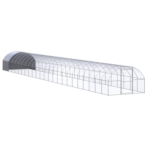 vidaXL Pollaio per Esterni 3x24x2 m in Acciaio Zincato : Amazon.it: Prodotti per animali domestici