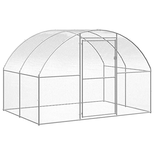 vidaXL Pollaio per Esterni 3x24x2 m in Acciaio Zincato : Amazon.it: Prodotti per animali domestici