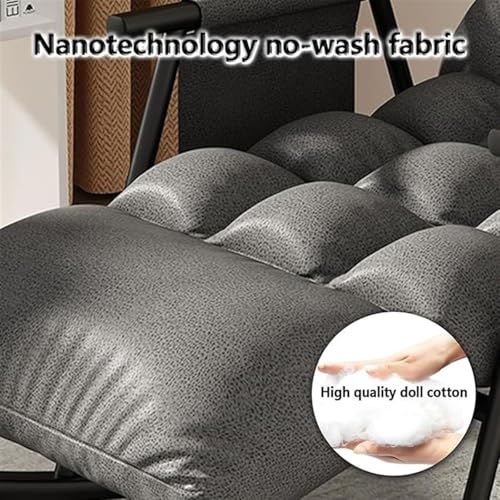 Sedia a dondolo moderna per soggiorno, con poggiagambe e schienale regolabile, in tessuto tecnico traspirante, per camera da letto, comoda sedia a dondolo da giardino, con braccioli e tasche laterali : Amazon.it: Casa e cucina