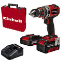 Einhell TE CD 18/50 Li i BL Power X Change   Trapano avvitatore a percussione a percussione wireless (Li Ion, 18 V, 50 Nm, motore senza carbone, con 1 batteria da 2,0 Ah e 1 batteria da 4 Ah PXC   : Amazon.it: Fai da te