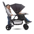 Joovy Caboose   Passeggino Doppio In Grafite Con Seggiolino E Da Pavimento, Colore:, Nero : Amazon.it: Prima infanzia