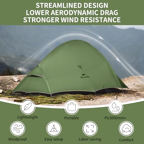 Naturehike Cloud Up Pro 2 Person Tenda da Campeggio Leggera, Facile da Montare Antivento e Impermeabile Tenda a Cupola per Viaggi all'Aperto Trekking : Amazon.it: Sport e tempo libero